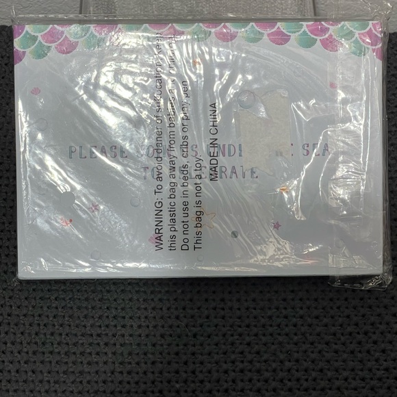 Mermaid Party Invitations 20 Cards & Envelopes- 7.5x5.25in - Picture 4 of 5